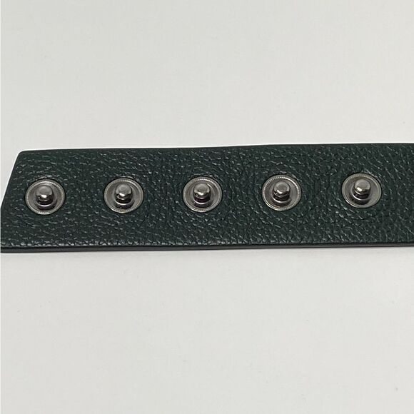 Akris Logo Press Stud Thin Leather Belt size 34(FR)